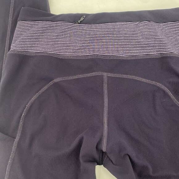 Lululemon Size 4 Speed Tight ll Grape Wee Stripe Full-On Luxtreme Leggings - Picture 13 of 16